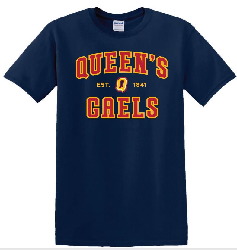 Queen's Gaels Navy T Shirts