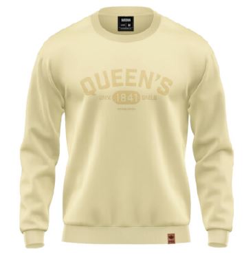 Queen's Cream Crewneck
