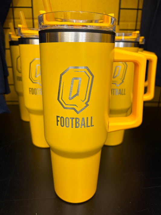Football Gold Tumbler