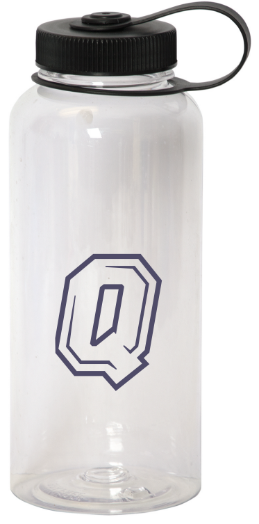 Q Clear Water Bottle