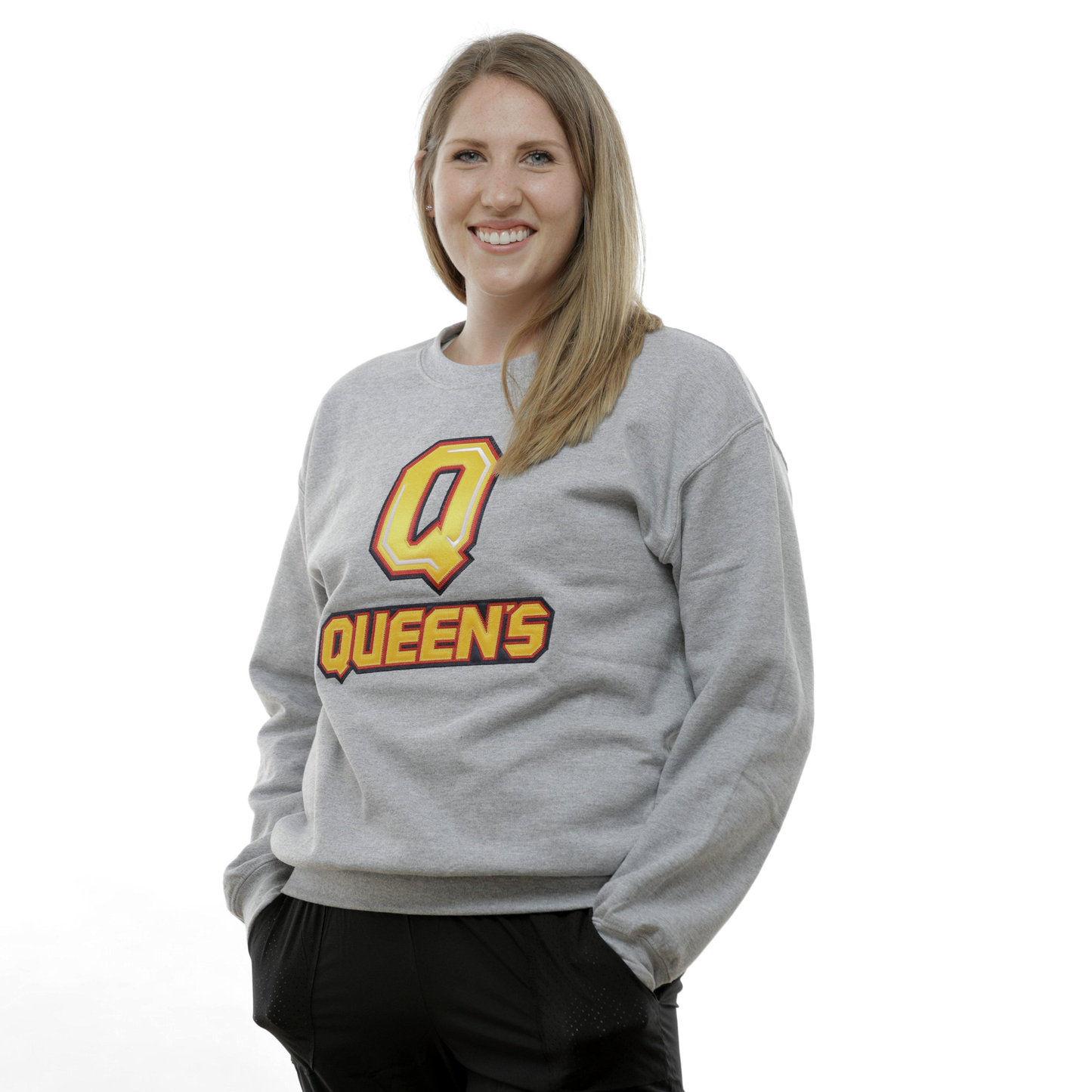 Crewneck Fleece with Queen's