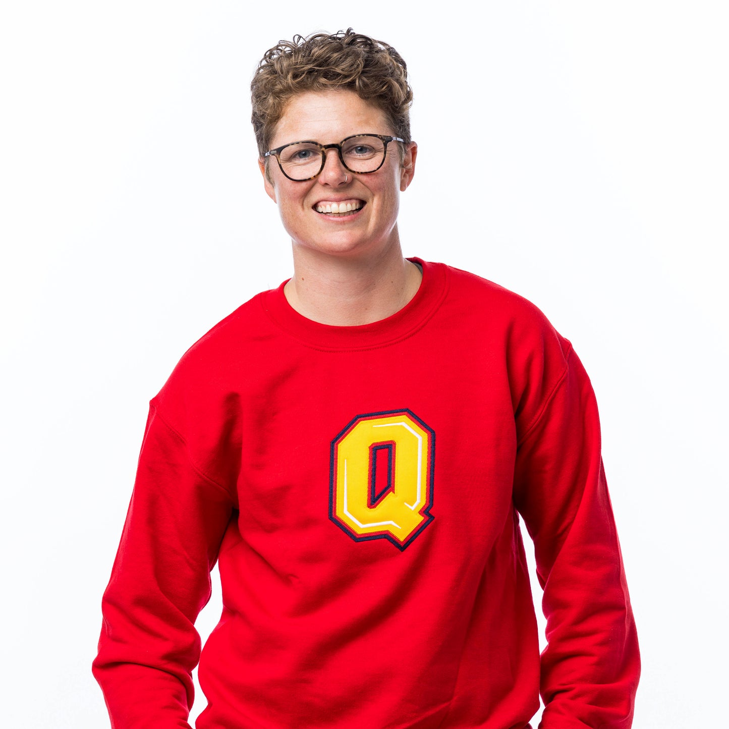 Crewneck Fleece with Q