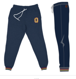 Navy Tri Colour Sweatpants