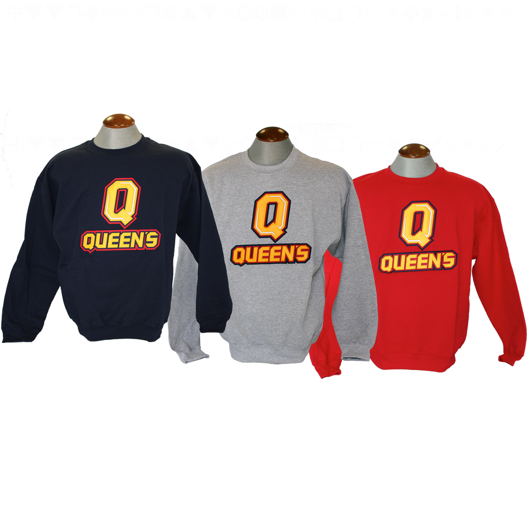 Crewneck Fleece with Queen's