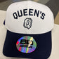 Navy & White Queen's Ball Cap