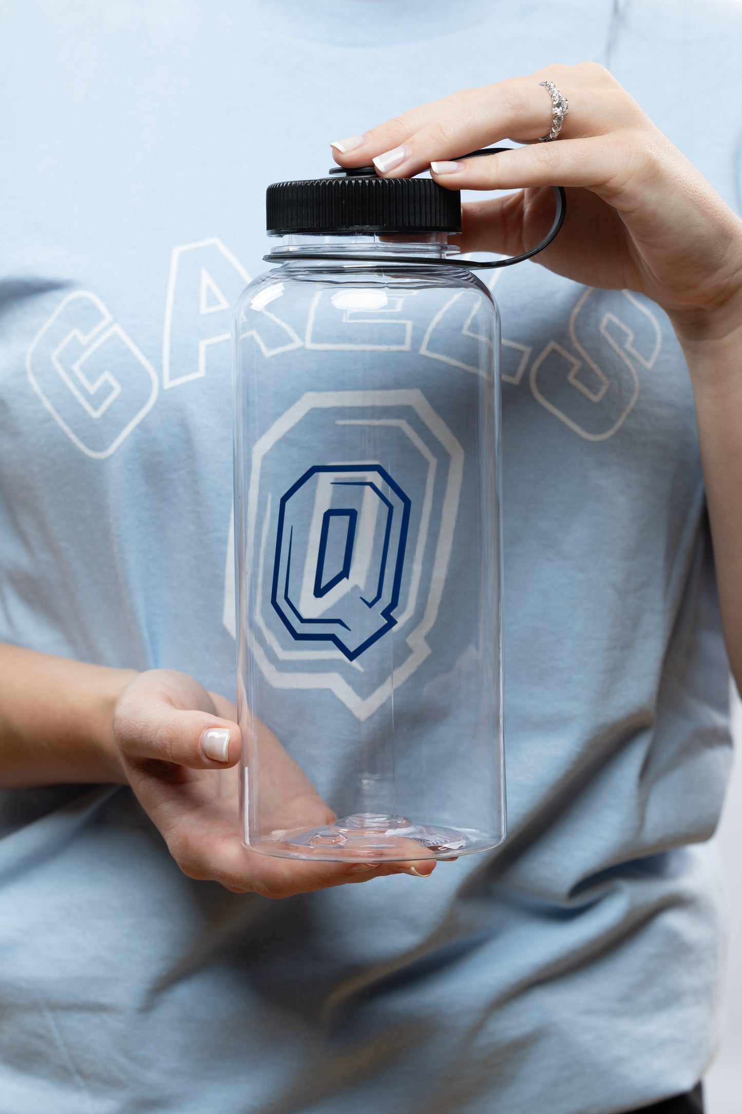 Q Clear Water Bottle