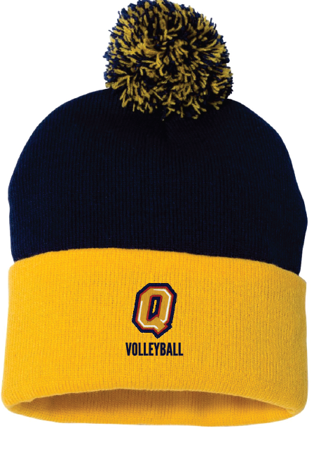Volleyball Gold & Navy Toque