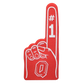 Red Foam Fingers with Queen's Insignia